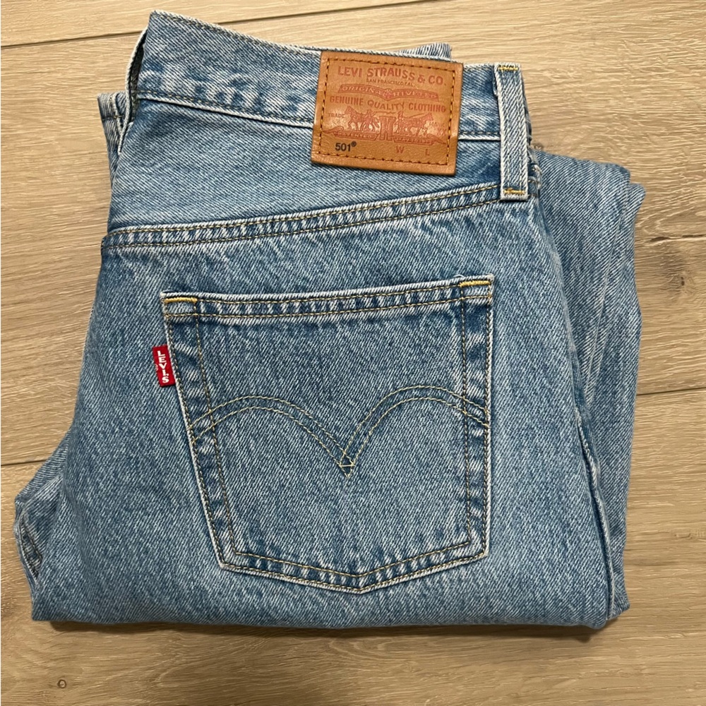 Levi's Light Blue Straight Jeans